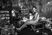 World & Travel: Black and white Life in Philippines by Justin James Wright