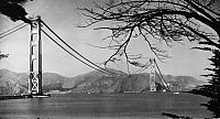 History: Construction of the Golden Gate Bridge, San Francisco, California, United States