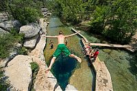 World & Travel: Jacob's Well, Texas Hill Country, Wimberley, Texas