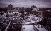 Chernobyl in winter, Pripyat, Kiev Oblast, Ukraine