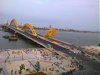 Trek.Today search results: Dragon Bridge, Cầu Rồng, River Hàn at Da Nang, Vietnam