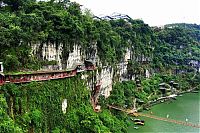 World & Travel: Fanven restaurant, Happy valley, Xiling Gorge, Yangtze River, Hubei province, China