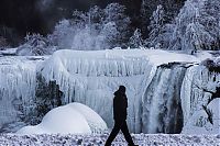 Trek.Today search results: Niagara Falls frozen partially in 2014, Canada, United States