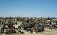 Highway of Death tank graveyard, Highway 80, Kuwait City, Kuwait