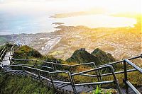 World & Travel: Stairway to Heaven, Haʻikū Stairs, Oʻahu, Hawaiian Islands, United States