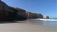 Trek.Today search results: Tunnel Beach by John Cargill, Dunedin, New Zealand