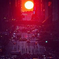 Manhattanhenge, Manhattan Solstice, New York City, United States