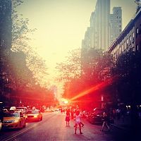 World & Travel: Manhattanhenge, Manhattan Solstice, New York City, United States