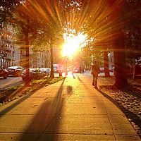 World & Travel: Manhattanhenge, Manhattan Solstice, New York City, United States