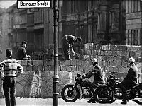 World & Travel: History: 1961 Construction of Berlin Wall barrier, Berlin, Germany