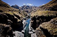 Trek.Today search results: Cusco Inca rope bridge, Apurimac Canyon, Cuzco Province, Peru