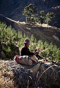 Trek.Today search results: Cusco Inca rope bridge, Apurimac Canyon, Cuzco Province, Peru