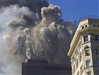 World & Travel: History: Collapse of the World Trade Center, September 11, 2001, Lower Manhattan, New York City, United States