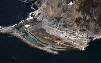 World & Travel: Murmansk light cruiser shipwreck, Russian Navy, Severodvinsk, Arkhangelsk Oblast, Russia