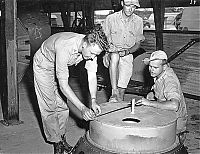 History: Hours before atomic bombing of Hiroshima, August 6, 1945, United States