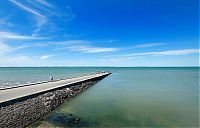 World & Travel: Le Passage de Gois ou Gôa, Île de Noirmoutier, Beauvoir-sur-Mer, Vendée, Pays de la Loire, France, Atlantic Ocean