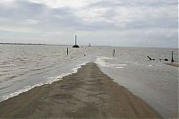 World & Travel: Le Passage de Gois ou Gôa, Île de Noirmoutier, Beauvoir-sur-Mer, Vendée, Pays de la Loire, France, Atlantic Ocean