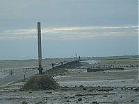 Le Passage de Gois ou Gôa, Île de Noirmoutier, Beauvoir-sur-Mer, Vendée, Pays de la Loire, France, Atlantic Ocean