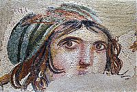 Mosaic excavations, Zeugma Mosaic Museum, Commagene, Gaziantep Province, Turkey