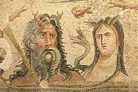 World & Travel: Mosaic excavations, Zeugma Mosaic Museum, Commagene, Gaziantep Province, Turkey