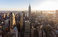 World & Travel: Bird's-eye view of New York City, United States