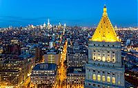 World & Travel: Bird's-eye view of New York City, United States