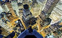 World & Travel: Bird's-eye view of New York City, United States