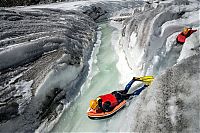 Trek.Today search results: Riverboarding of Great Aletsch Glacier, Bernese Alps, Valais, Switzerland