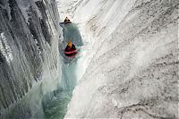 Trek.Today search results: Riverboarding of Great Aletsch Glacier, Bernese Alps, Valais, Switzerland