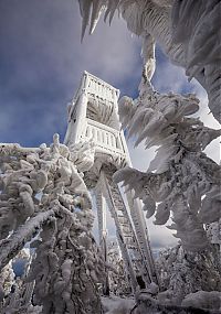 World & Travel: Extreme windswept ice formations by Marko Korošec, Mount Javornik, Dinarides, Slovenia