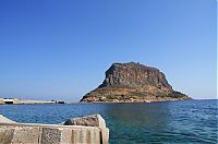 World & Travel: Monemvasia town, Peloponnese, Laconia, Greece