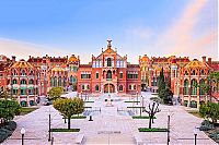 Hospital de Sant Pau museum and cultural center, Barcelona, Catalonia, Spain