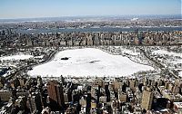 World & Travel: New York City frozen, New York, United States