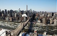 World & Travel: New York City frozen, New York, United States