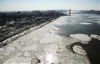 World & Travel: New York City frozen, New York, United States