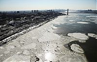 New York City frozen, New York, United States