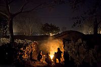 World & Travel: Coal field fire, Jharia, Dhanbad, Jharkhand, India