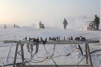 World & Travel: Limestone quarry, Minya, Egypt