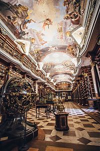 World & Travel: National Library of the Czech Republic, Clementinum, Prague, Czech Republic