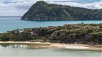 World & Travel: Awaroa Bay beach, Abel Tasman National Park, New Zealand, South Pacific Ocean