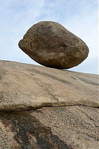 World & Travel: Butterball of Lord Krishna, Mahabalipuram, Kancheepuram, Tamil Nadu, India