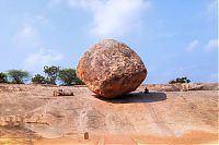 Butterball of Lord Krishna, Mahabalipuram, Kancheepuram, Tamil Nadu, India