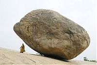 Trek.Today search results: Butterball of Lord Krishna, Mahabalipuram, Kancheepuram, Tamil Nadu, India