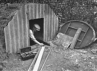 History: World War II photography, Anderson shelter