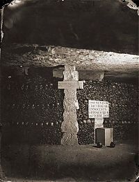 Mines of tunnel network, Catacombes de Paris, Paris, France