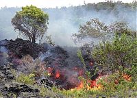 World & Travel: Kilauea volcano. Hawaiian Islands, United States