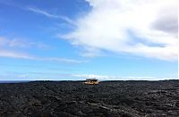 World & Travel: Kilauea volcano. Hawaiian Islands, United States