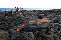 World & Travel: Kilauea volcano. Hawaiian Islands, United States