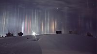 Solar Light Pillars, North Bay, Ontario, Canada